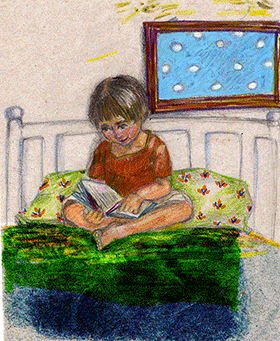 Criança lendo